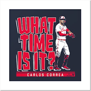 Carlos Correa Minnesota What Time Is It Posters and Art